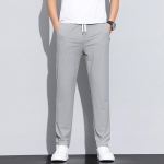 Vabaaja kiire kuivamise p&uuml;ksid Meeste pehmed pehmed lahtised sirged p&uuml;ksid suvised n&ouml;&ouml;riga lipsuga dressip&uuml;ksid 28