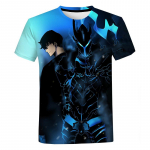 Anime Soolo tasandus T-s&auml;rk Meeste Naiste suvemood 3D-prindiga T-s&auml;rk vabaaja Harajuku stiilis T-s&auml;rk T&auml;navar&otilde;ivad Suured topid M