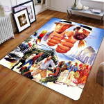 Loominguline klassikaline m&auml;ng Bud Spencer ja Terence Hilli piirkonna vaibad elutoa magamistoaga kodu dekoratiivne libisemiskindel p&otilde;randamatt 120cm x 160cm