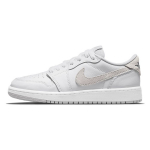 Air Jordan 1 Retro Low OG GS Neutraalne Hall 2021 Laste Tossud Valge Osakeste-Hall CZ0858-100 40