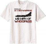 Warbirds&auml;rgid 39;S Douglas A 3 Skywarrior 610 Mph Of Whoopass l&uuml;hikeste varrukatega T-s&auml;rk S