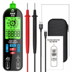 BSIDE k&auml;eshoitav digitaalne multimeeter, elektriline testpliiats, professionaalne pingetakistuse dioodi tester with storage bag must