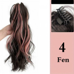 LISI HAIR s&uuml;nteetilised k&uuml;&uuml;nised, pikad lokkis lainelised hobusesabaklambrid, juuksepikendused, pehme parukas naistele igap&auml;evaseks kasutamiseks m&otilde;eldud juukseaksessuaarid 30cm