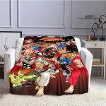 Klassikalise m&auml;ngu Street Fighter tr&uuml;kitud tekk &Auml;&auml;rtega soe tekk Voodipesu Kodu reisimine tekk Piknikutekk s&uuml;nnip&auml;evakingitus 75x100cm