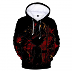 Kevad-s&uuml;gis Anime 3D Prinditud Pusad Meeste/naiste dressipluus Goku taskukapuuts Mood Streetwear Goku dressi&uuml;likond Suured topid M