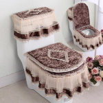 3tk/komplekt, pitstikandid, eemaldatav WC-poti kate, tolmukindel pehme WC-istme r&otilde;ngas padi kodukaunistus tualettruumi kate 3pcs