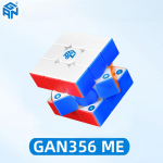GAN 356 ME 3X3 Magnetic Magic Speed ​​Cube kleebisteta professionaalsed m&auml;nguasjad GAN 356ME Cubo Magico pusle lastele m&auml;nguasjad