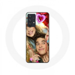 Coque pour Samsung Galaxy A32 5G Poursuis Tes R&ecirc;ves M&iacute;a C&aacute;ceres et &Aacute;lvaro Paz Go! Live Your Way
