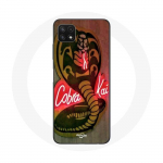 Coque pour Samsung Galaxy A22 5G Cobra Kai Logo Affiche S&eacute;rie