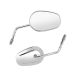 Mustad Mootorratta 8MM Tahavaatepeeglid Harleyle Honda Shadowile Yamaha Dragstarile KAWASAKI Vulcanile Mirror black