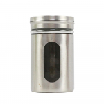 Roostevabast terasest k&ouml;&ouml;gitarvikud grill-maitseainepudel, suhkru-soola-pipra loksutaja