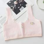 T&uuml;drukute treeningrinnahoidjad, laste aluspesu, puuvillane teie t&uuml;drukute vestid, 8&ndash;14a. one size roosa