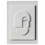 P&otilde;hjamaade pruun 3D-efekt Geomeetriline abstraktne l&otilde;uendimaal Moodsad minimalistlikud pildid Seinakunst Esteetiline plakat Elutoa sisustus 40x50cm