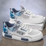 Suur 47 meeste jooksujalatsid Luksuslikud v&auml;lianime Cosplay jooksujalatsid meeste jalatsid Treening Kerged vabaaja tossud Rulakingad 42 valge/sinine