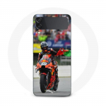 Coque Samsung Galaxy Z Flip3 miguel oliveira moto gp drapeau portugal