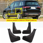 4pcs/set Front Rear Mudguards Mud Flaps For Mercedes Benz GLS 450 GLS450 X167 -22 Splash Guards mud flap fender Accessories A