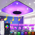 Moodsad RGB LED-laevalgustid 30/40cm h&auml;mardatav koduvalgusti APP Bluetooth muusikavalgusti magamistoavalgustid Nutikas laelamp + kaugjuhtimispult 30cm