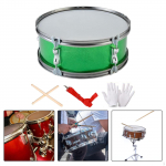 13-tolline snare trumm koos kinnastega Kerge muusikariist Muusika t&uuml;drukutele Algajatele T&auml;iskasvanutele Green Monophonic