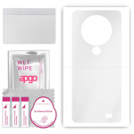 apgo Ultra Clear Protective Skin Sticker for the back compatible with Oukitel C19 Pro, Wrap Film, Hydrogel Film, Flexible, Soft TPU with positioning l