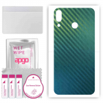 apgo Protective Skin Sticker for the back compatible with Lenovo Z5, Wrap Film, Foil, Vinyl - Pattern Carbon Chameleon CAKA1