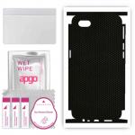apgo Protective Skin Sticker for the back+sides compatible with Oppo A1k, Full Wrap Film, Foil, Vinyl - Pattern Matrix