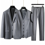 Suur meeste &uuml;likond (&uuml;likond + vest + p&uuml;ksid) Plus Fat Fat Business pidulik pulmakleit 3 ​​komplekti FourSeasons 210