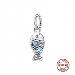 Chameleon Charms Fit Mood originaal k&auml;ev&otilde;rud 925 h&otilde;bedane tsirkoon kaheksajalg kilpkonna helmeste liblikas Firefly v&otilde;lu DIY ehete valmistamine PJT593