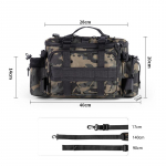 Veekindel kalastuskott Cross Body Sling kalap&uuml;&uuml;gitarvete seljakott ridvahoidja karbiga s&otilde;jalise v&auml;listingimustes kasutatava kompaktse peibutuskotiga must