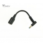 Alalisvoolu laadija muunduri adapterkaabel 7,4 mm emane kuni 4,5 mm isane HP Delli jaoks