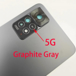 Xiaomi Redmi Note 11 Pro 4G 5G jaoks, klaasist tagumine korpuse tagumine kate 11E Pro tagaukse asendusk&otilde;va aku 5G Graphite Gray