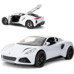 1/24 Scale Lotus Emira mudelauto, tsingisulamist tagasit&otilde;mmatav heli ja valgusega m&auml;nguauto lastele, poisile t&uuml;drukule kingitus 1/24-Size:19*8.5*5cm