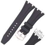 Kellarihm 26 27mm kummist kellarihm AP pehmest silikoonist spordi veekindlast kellarihm must sinine silikoonist rihma tarvikud 27mm black