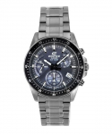 Casio Edifice Standard Analoogkroonograaf Must sihverplaat Kvarts EFV-540DC-1C 100M Meeste k&auml;ekell must