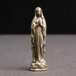 Puhas vask Vanaaegsed &Otilde;nnistatud Neitsi Maarja Figuurid V&otilde;tmehoidjad Ripatsid Messing P&uuml;ha Ema Religioon Usk Buddha V&otilde;tmer&otilde;ngad Ripatsid