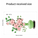 1 tk ilus Lotus Butterfly tualettkleebis Vannitoa tualettruumi kate Dekoratiivne veekindel isekleepuv kleebis