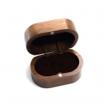 Ehtekarp peen sileda pinnaga, vastupidav kaasaskantav pehme vooder, puidust abielus&otilde;rmuse hoiukarp koduvarustus veinipunane v&auml;rv