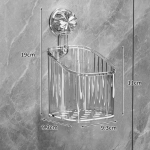 Kiiresti kuivav iminapp Vannitoa hoiukorv Kergesti puhastatav hoiuriiul Du&scaron;iriiul 1 hall