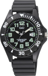 [Citizen Q&Q] Kell Cue ja Cue Analoog, 10-aastane eluiga, 10 ATM veekindel uretaanrihm A22A-001VK meeste must must