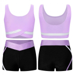 Lastele, t&uuml;drukutele, sportlik spordidress, 2-osaline varustus, tantsup&uuml;ksid, spordivest ja l&uuml;hikesed p&uuml;ksid, v&otilde;imlemiskost&uuml;&uuml;m 11-12 Years