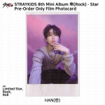 Stray Kids SKZ 8. minialbumi Rock Star Rockstar Rock Roll Limited Ver Unit fotokaart Han - Film PC