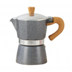Moka Pot espressomasin 150 ml kerge pliidikohvimasin, mida on lihtne kasutada Itaalia kohvipruulimiseks rikkaliku espresso latte cappuccino jaoks 150ML hall