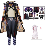 Arataki Itto Kost&uuml;&uuml;m Cosplay M&auml;ngija M&otilde;ju Lahing Kost&uuml;&uuml;m M&auml;ngu Komplekt Anime Halloween Karnevali Peo Kost&uuml;&uuml;m L-(Full set+wig)