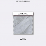 1 tk LOZUJOJU valge pitsiga kootud v&auml;ike lilleline &scaron;ifoonkardin elutoa magamistoa r&otilde;du kodukaunistuseks W100cm x L130cm valge