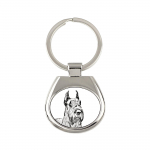 Schnauzer I - keychain with a dog, keychain with a print, personalized pendant from the Art-Dog brand