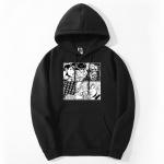 JOJO Bizarre Adventure Lahe Unisex Huppar Joped Jaapani Anime JOJO Dio VS Jotaro Unisex'i Pullover &Uuml;le suuruse Hip Hop Mood Sudaderas L
