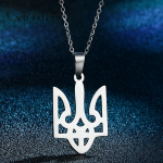 Ukraina Tryzubi kaelakee Tryzub Trident Ukraina riiklikud s&uuml;mbolid roostevabast terasest ehted naistele meestele kingitus