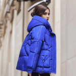 Naiste vabaaja suur l&uuml;hike talve sulejope XXXL sinine