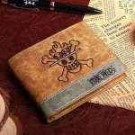 Multifilm Anime &Otilde;pilase rahakott &uuml;hes t&uuml;kis chopper Cool pruun Billfold PU rahakotid vabaaja nahast rahakotid