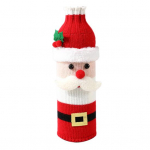 Veinipudeli varruka j&otilde;uluvana lumememm p&otilde;hjap&otilde;dra disain pudeli varruka silmkoeline kaunistus Xmas Santa Claus