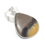 Natural Septerian Stone Gemstone 925 Sterling Silver Jewelry Pendant 2.09 d8m37